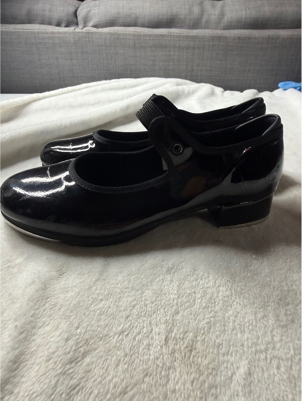 Bloch Kids Black Patent Leather Tap Dance
